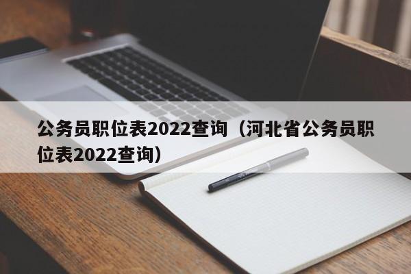 公务员职位表2022查询（河北省公务员职位表2022查询）