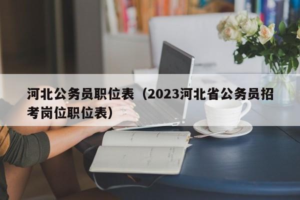 河北公务员职位表（2023河北省公务员招考岗位职位表）