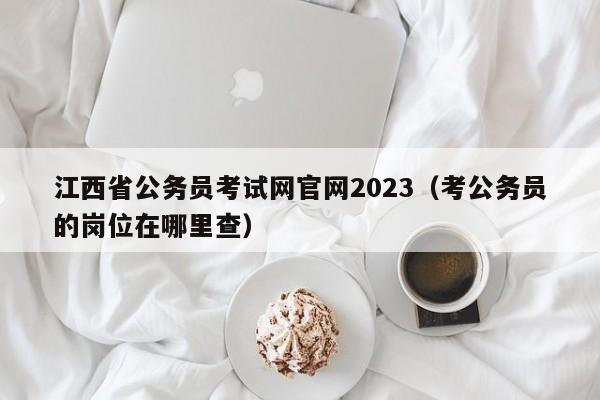 江西省公务员考试网官网2023（考公务员的岗位在哪里查）