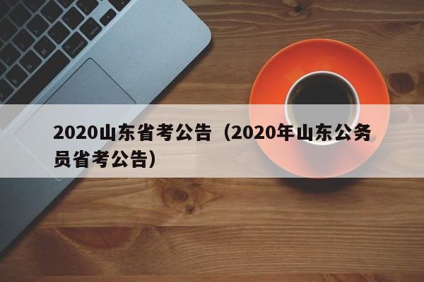 2020山东省考公告（2020年山东公务员省考公告）